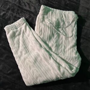 Cozy White Pajama Pants